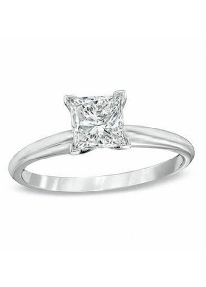 Princess Cut Solitaire Ring