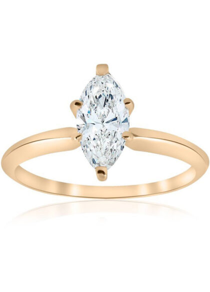 Marquise Solitaire Ring